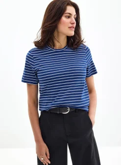 Organic cotton striped T-shirt