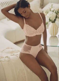 Orion sheer lace full-coverage bra