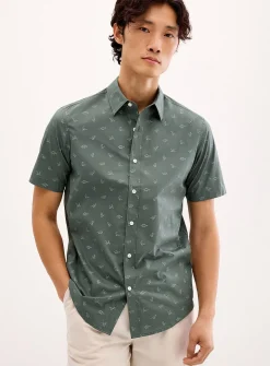 Outdoor mini-pattern shirt