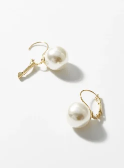 Oversized bead earrings