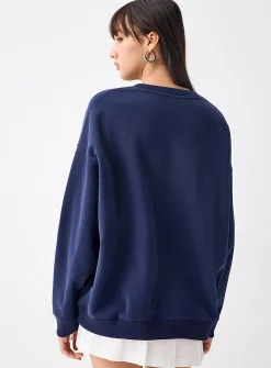 Oversized destination fleece sweatshirt