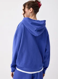 Oversized French terry hoodie