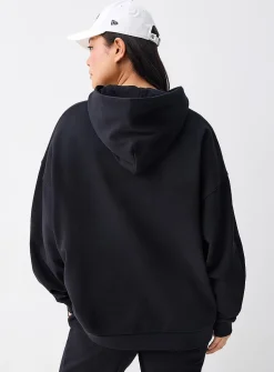 Oversized French terry hoodie