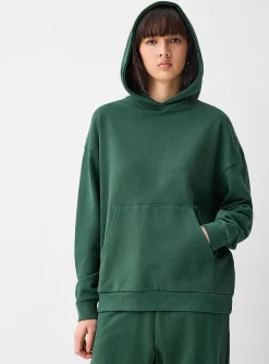 Oversized French terry hoodie