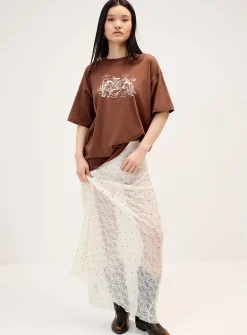 Oversized graphic-print T-shirt