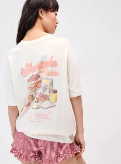 Oversized graphic-print T-shirt