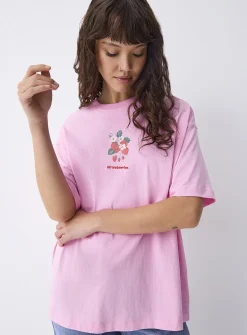 Oversized graphic-print T-shirt