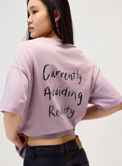 Oversized graphic-print T-shirt