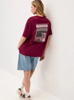 Oversized graphic-print T-shirt