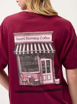 Oversized graphic-print T-shirt