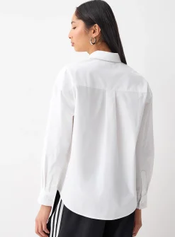 Oversized solid shirt