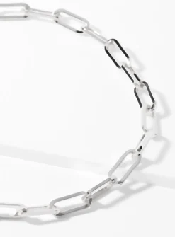 Oversized-link necklace