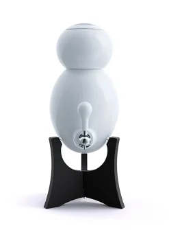 OVOPUR Lille water dispenser with black wooden base