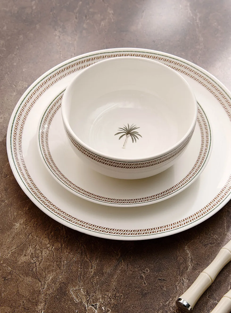 Palm tree small plate