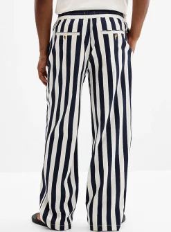 Parasol-stripe pant