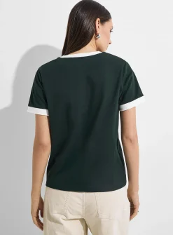 Parisian borough piped T-shirt