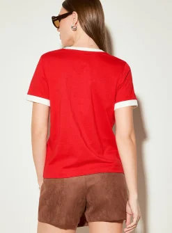 Parisian borough piped T-shirt