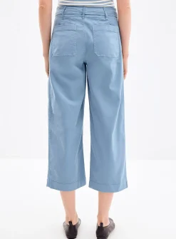 Patch pockets cropped pant