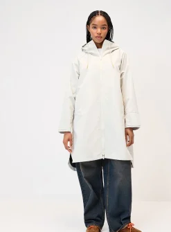 Peachskin raincoat