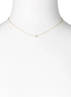 Pearl charm necklace