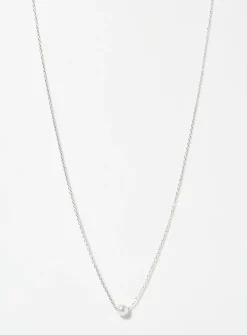 Pearl charm necklace