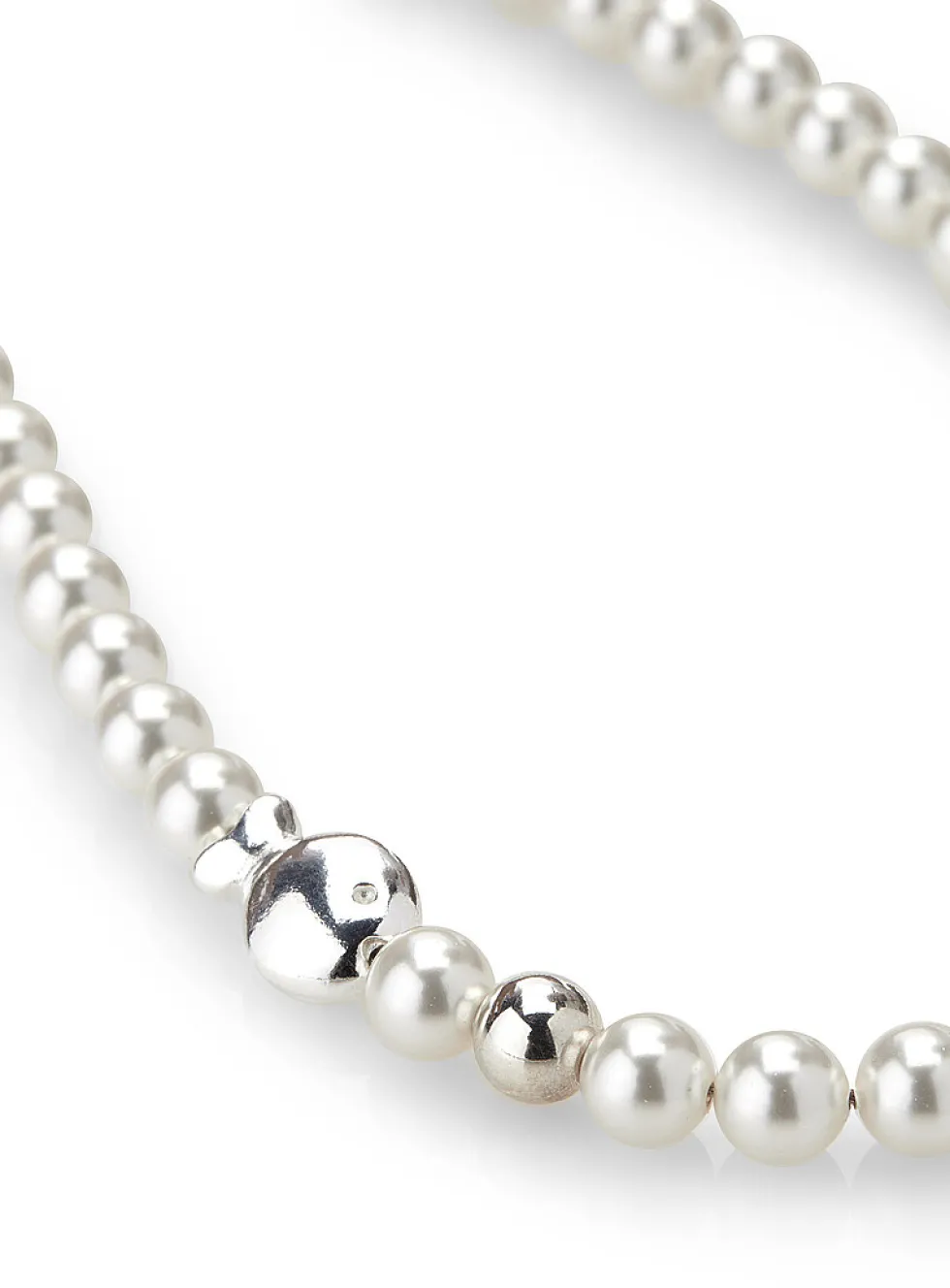 Pearls and fish necklace