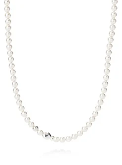 Pearls and fish necklace