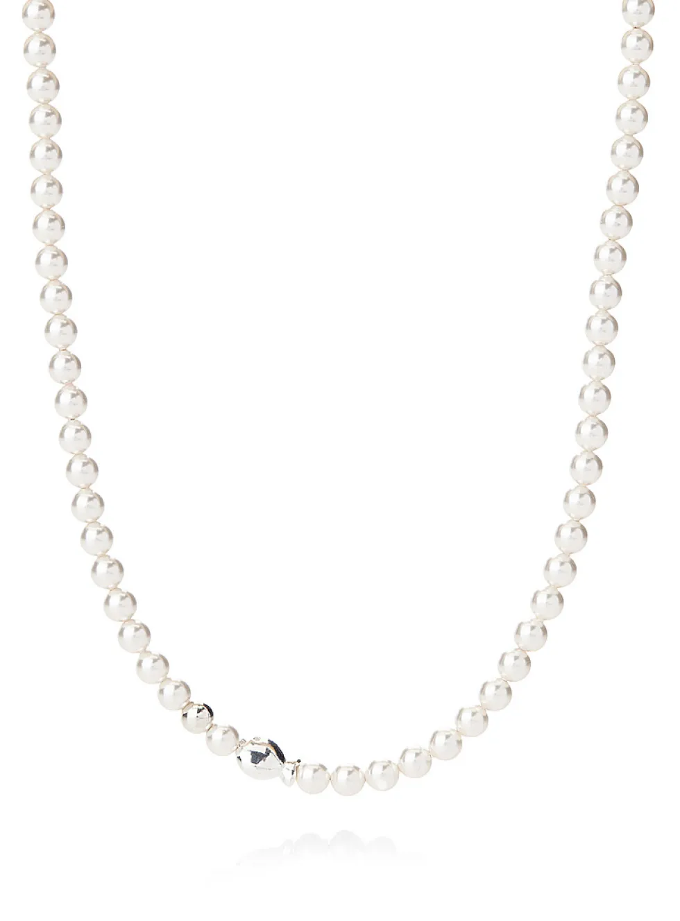 Pearls and fish necklace