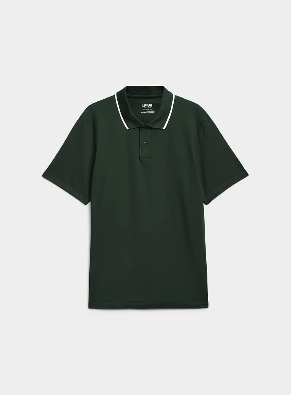 Piqué-style microfibre golf polo
