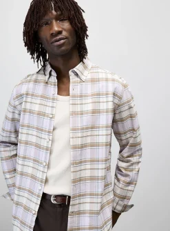 Plaid Oxford shirt