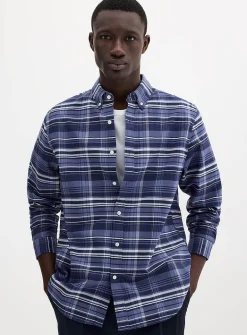 Plaid Oxford shirt