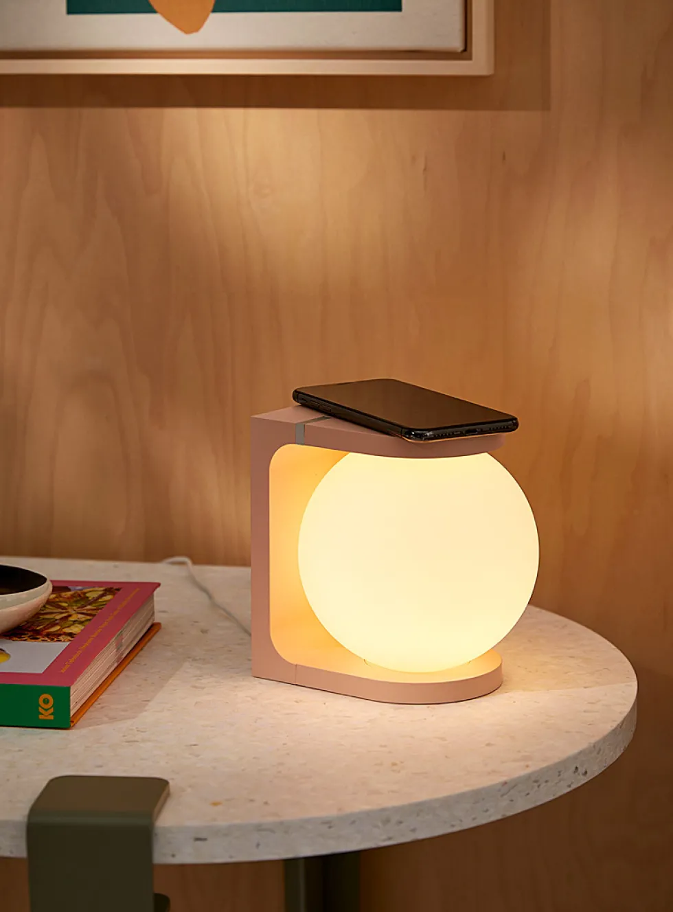 Playful tech table lamp