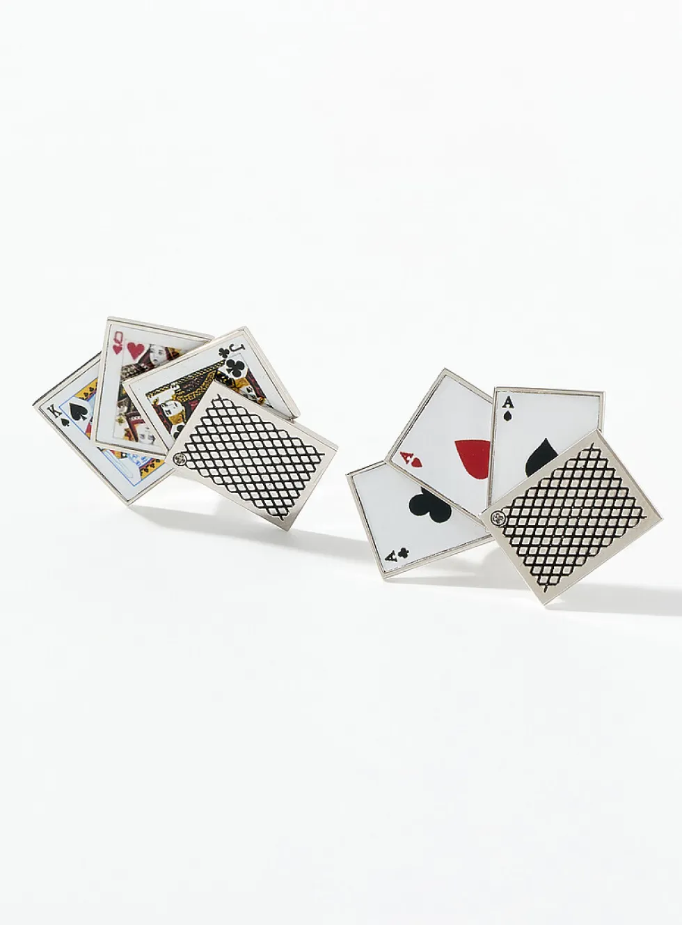 Playing cards cufflinks