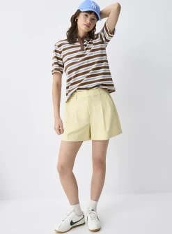 Pleated dress short