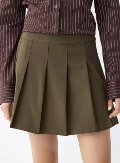 Pleated dress skirt
