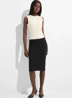 Ponte pencil skirt