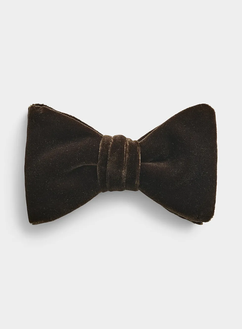Pontoglio velvet bow tie