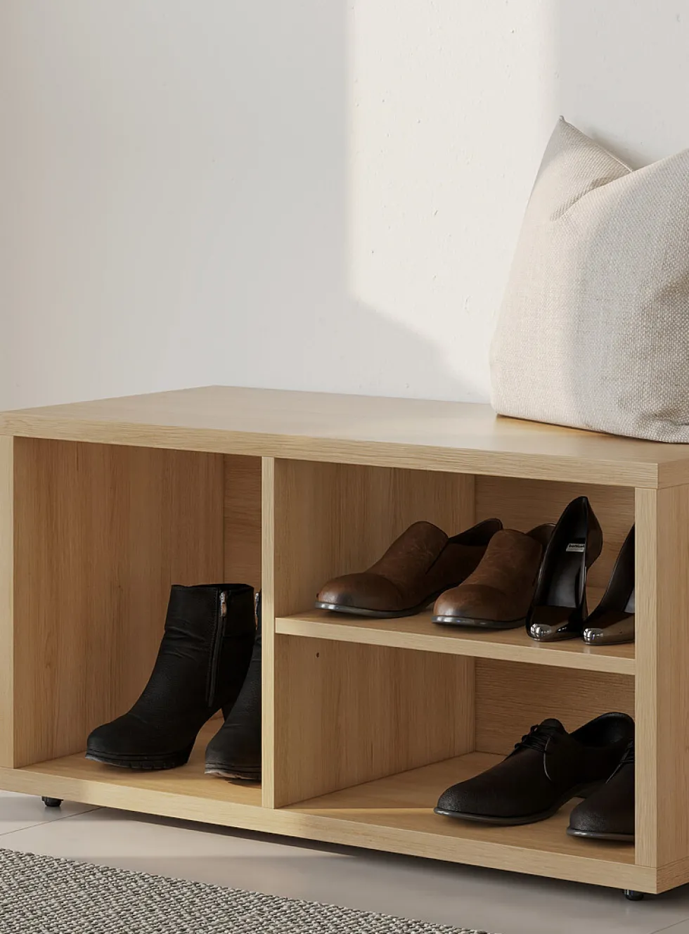 Porto bench with storage