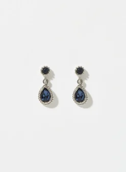 Precious stone earrings