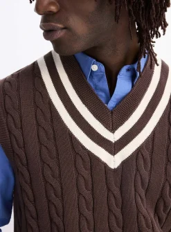 Preppy sweater vest
