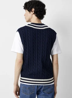 Preppy sweater vest