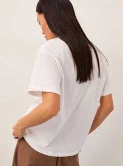 Print collage boxy-fit T-shirt