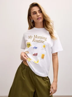 Print collage boxy-fit T-shirt