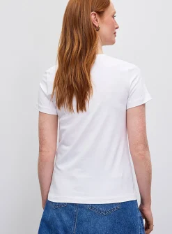 Printed Pima cotton T-shirt