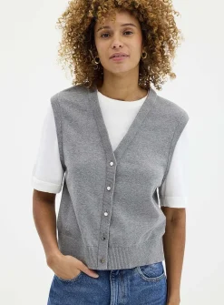 Pure cotton overlaid vest