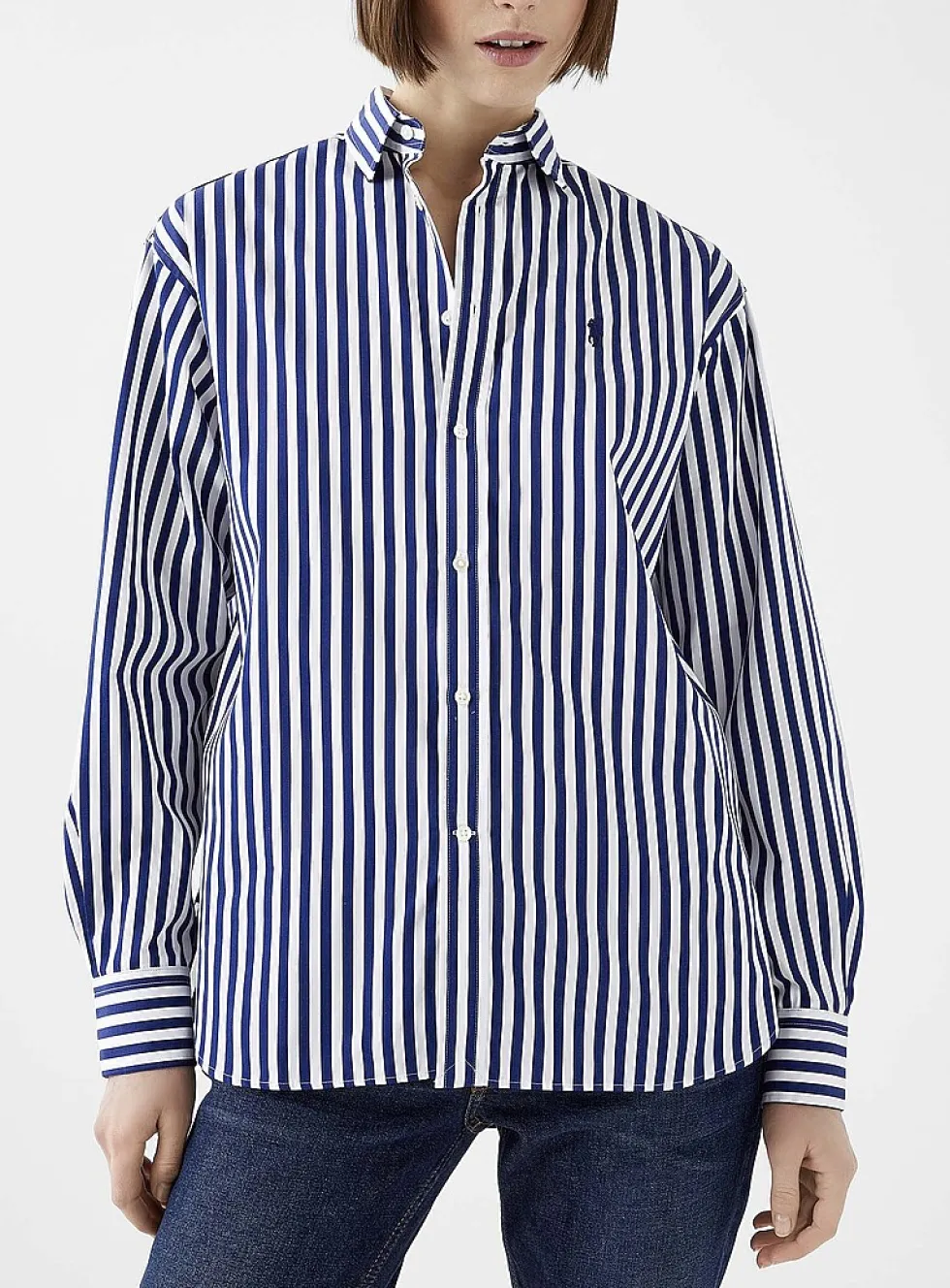Pure cotton striped shirt