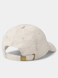 Pure linen baseball cap