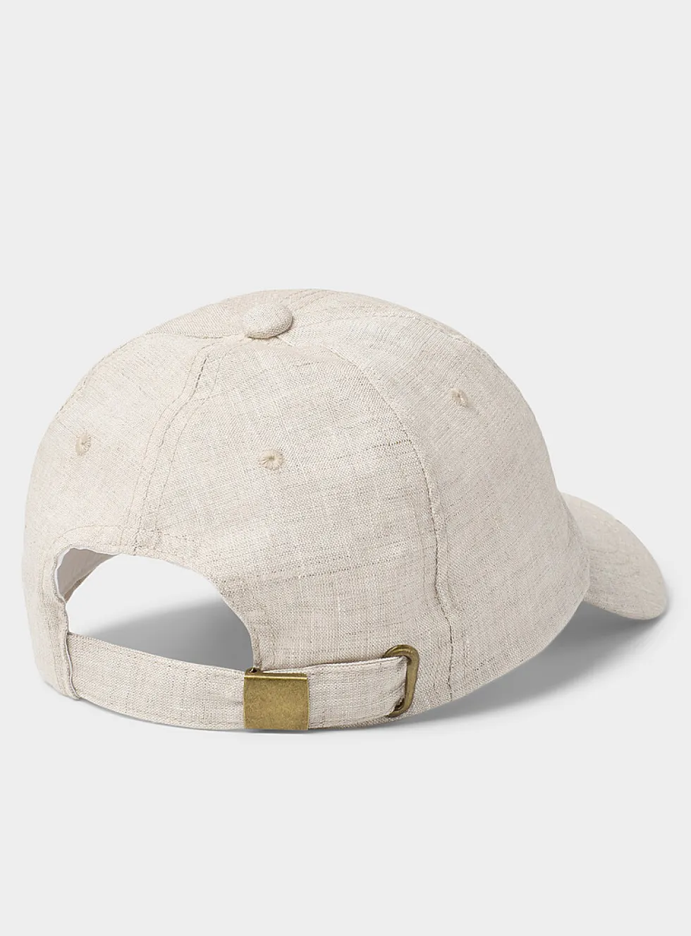 Pure linen baseball cap