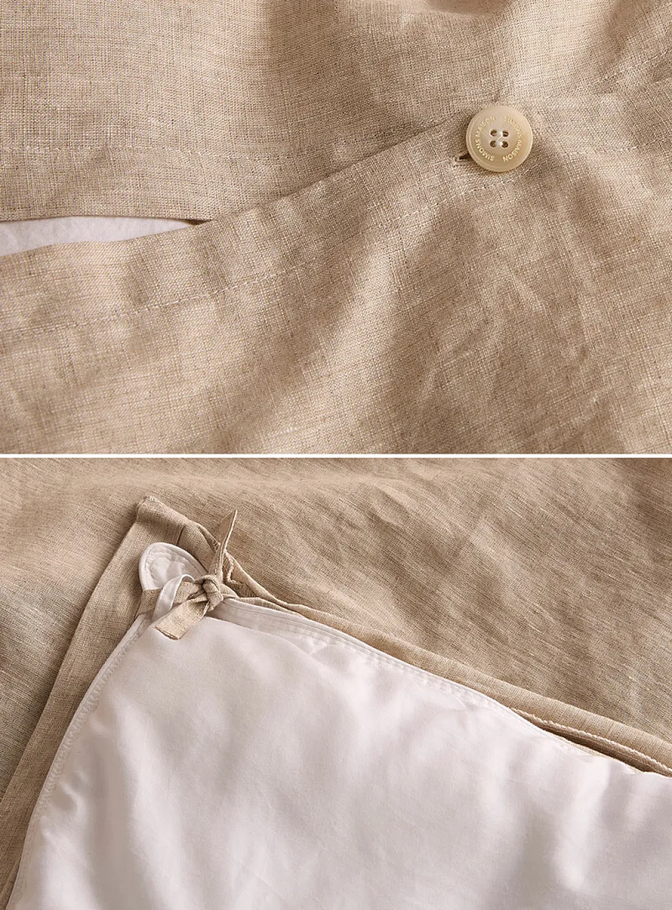 Pure linen duvet cover