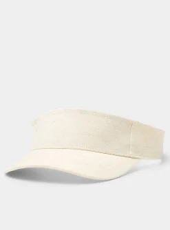Pure linen visor